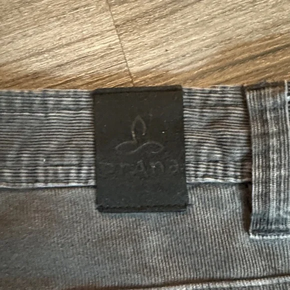 Prana Slim Fit Gray Lightweight Corduroy Pants 32x32 - Picture 4 of 8